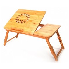 Столик-трансформер для ноутбука, планшета и завтрака в постели бамбук Арт. SU 0004 URM