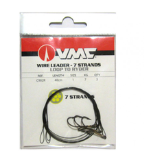 Поводок VМС C902R металлический с двойником (1х7;40 см; 12 кг; 2/0; ;3 шт) VMC