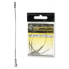 Поводок Akara 2602302 7х7 10 кг 15 см brown (3 шт.) (7х7;15 см; 10 кг; ; ;3 шт)