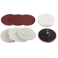 Тарелка для УШМ на липучке ЗУБР 3591-125-H7 125 мм