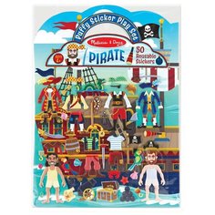 Книжка с наклейками "Puffy Stickers Play Set - Pirate" Melissa & Doug