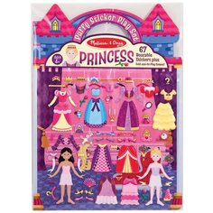Книжка с наклейками Принцессы (9100) Melissa & Doug