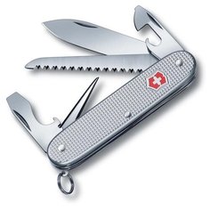 Victorinox. Нож перочинный "Farmer", 9 функций, 93 мм, алюминиевая рукоять, серебристый