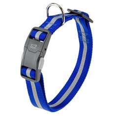 Ошейник светоотр. рефлекс xxs 10мм обхват 14-20см синий (2 шт) Saival