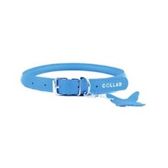 Ошейник collar glamour 22412 круглый для длинношерстных собак синий 8 мм* 25-33 см (2 шт)