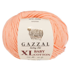 Пряжа Gazzal Baby Cotton, цвет Персик, 10 мотков