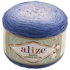 Пряжа для вязания Ализе Bella Ombre Batik (100% хлопок) 2х250г/900м цв.7407 Alize