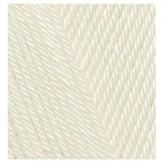 Пряжа для вязания Ализе Diva Baby (100% микрофибра акрил) 5х100г/350м цв.001 кремовый Alize