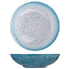 Салатник D=20 см бирюзовый KunstWerk Neptune, 3032511