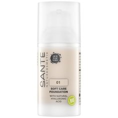 Sante Naturkosmetik Тональный крем Soft care foundation, 30 мл, оттенок: 01 теплый лен