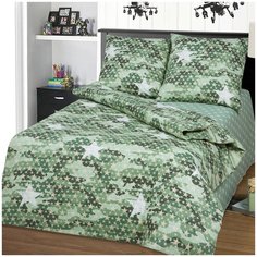 Детское постельное белье бязь артдизайн милитари 1,5 спальное детские расцветки Iv Selena