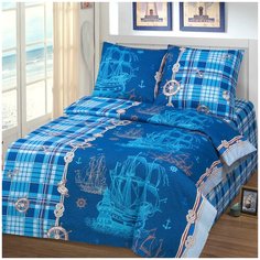 Детское постельное белье бязь артдизайн бригантина 1,5 спальное детские расцветки Iv Selena