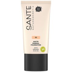 Sante Naturkosmetik Тональный крем Matte Mineral Foundation, 30 мл, оттенок: 03 нейтральный бежевый