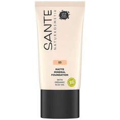 Sante Naturkosmetik Тональный крем Matte Mineral Foundation, 30 мл, оттенок: 03 нейтральный бежевый