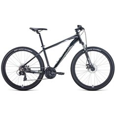 Велосипед Forward Apache 27,5 2.0 disc 2021 (Чёрный/Серый 19)