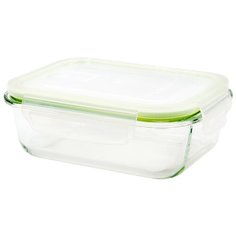 Eley Контейнер ELP2402G, 13.2x17.6 см, прозрачный/зеленый