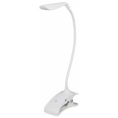 Настольная лампа на прищепке светодиодная Uniel TLD-533 White, 3 Вт
