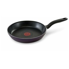 Сковорода Tefal Cook Right 04166120, 20 см, черная смородина