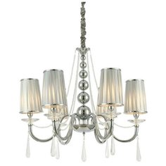 Подвесная люстра Lumina Deco Fabione LDP 1200-6 CHR