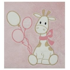 Плед "Жирафик" Millefamille, цвет розовый, размер 90х120 см