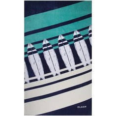 ПЛЯЖНОЕ ПОЛОТЕНЦЕ PRINT Board 145x85 см, размер L , размер: NO SIZE OLAIAN Х Декатлон Decathlon
