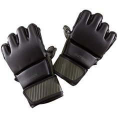 Перчатки для смешанных единоборств 100 черные/хаки XL/XXL OUTSHOCK X Декатлон Decathlon