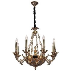 Подвесная люстра Lucia Tucci Firenze 1781.8.2 Antique Gold