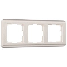 Рамка на 3 поста Werkel Stream перламутровый W0032113 4690389162312