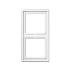 Рамка 2-постовая Jung LS 990 белая LS982WW