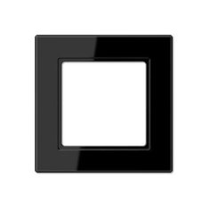 Рамка 1-постовая Jung A creation черная AC581SW