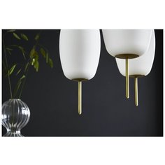 Лампа подвесная Silk, D16 см, белое опаловое стекло Frandsen