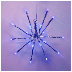 Гирлянда Sh Lights 20 см TB20, 20 ламп, синие/белые диоды/прозрачный провод