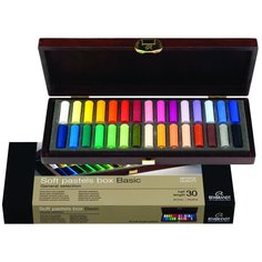 Набор пастели Talens Rembrandt 30 цветов (базовый) основные цвета, деревянный короб Royal Talens 31814115