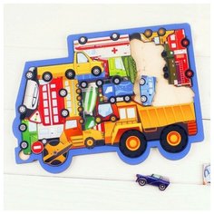 Головоломка машины Лесная мастерская