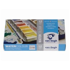 Набор акварельных красок Talens Van Gogh 12 цветов, металлический короб, 20838612 Royal Talens