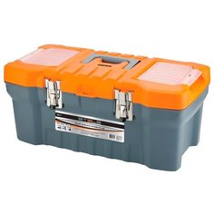 Ящик с органайзером Stels 90712 51x22x26 см 20 серый/оранжевый