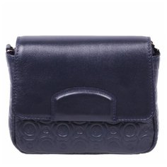 Сумка кросс-боди Afina, натуральная кожа, синий