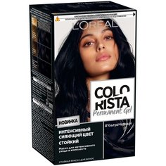 LOreal Paris Colorista Permanent Gel стойкая краска для волос, ультра черный