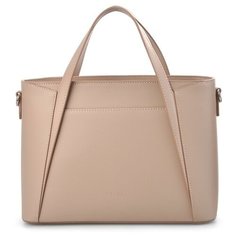 Сумка сэтчел Afina, натуральная кожа, латте
