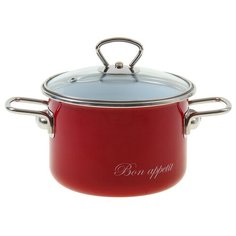 Кастрюля Vitross Bon Appetit, 2 л, вишневый