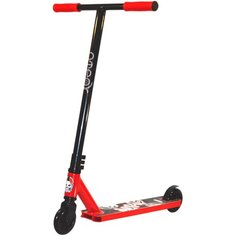 Трюковой самокат Ateox Jump, черный/красный