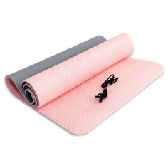 Коврик Iron Master IRBL17107-P, 173х61х0.6 см розовый однотонный