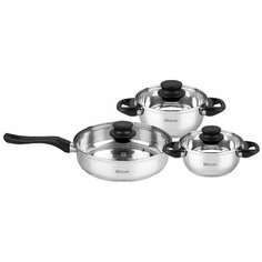 Набор посуды MercuryHaus MC-7013 6 пр. серебристый