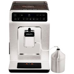 Кофемашина Krups EA891C Evidence, хром/черный