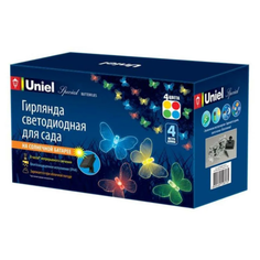 Uniel Уличная гирлянда на солнечной батарее USL-S-129/PT4000 Butterflies
