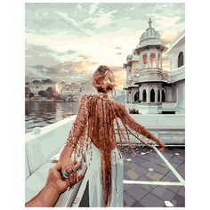 Картина по номерам "Следуй за мной. Удайпур, Индия", 40x50 см ВанГогВоМне