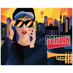 Картина по номерам "Берлин. Ночная жизнь", 40x50 см ФРЕЯ
