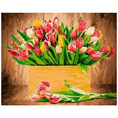 Картина по номерам Фрея "Тюльпаны", 40x50 см