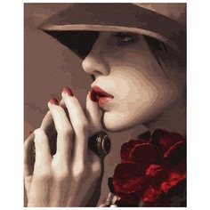 Картина по номерам Paintboy "Женщина-загадка", 40x50 см