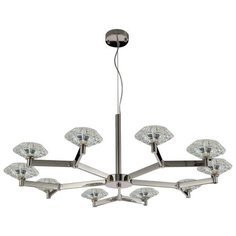 Подвесная люстра Crystal Lux Rebeca SP10 Nickel